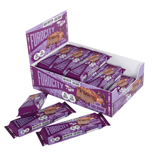 Furocity Fudge Brownie Protein Bars 15 x 60g