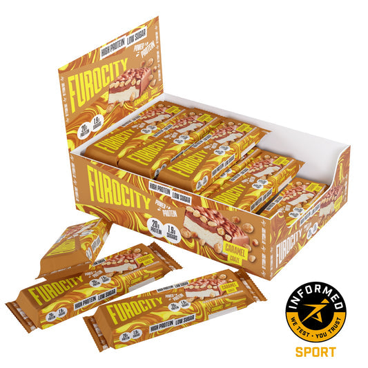 Furocity Caramel Craze Protein Bars 15 x 60g