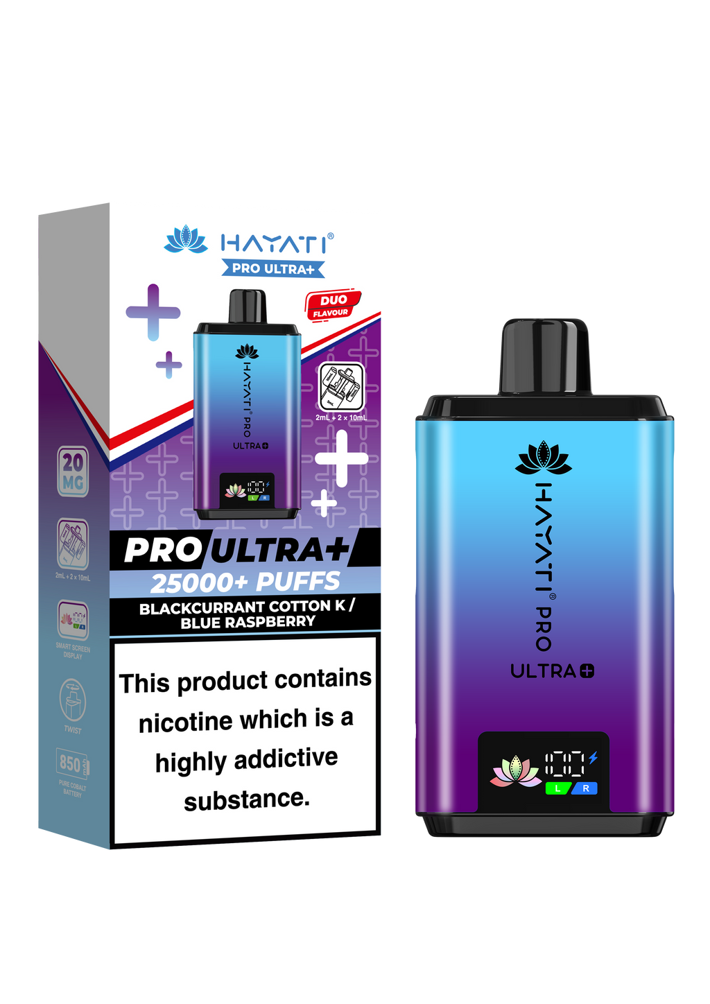 Hayati Pro Ultra Plus 25K Prefilled Kit - 20mg