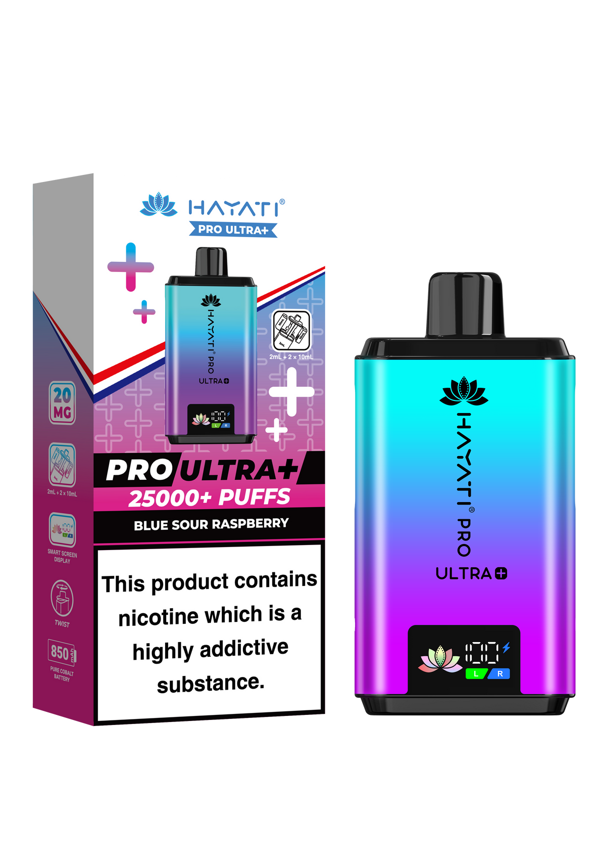 Hayati Pro Ultra Plus 25K Prefilled Kit - 20mg