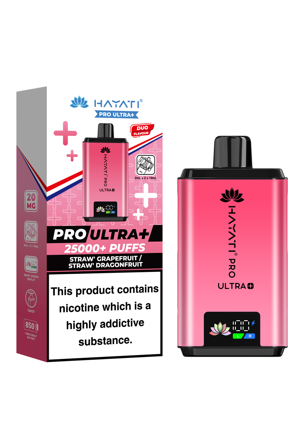 Hayati Pro Ultra Plus 25K Prefilled Kit - 20mg