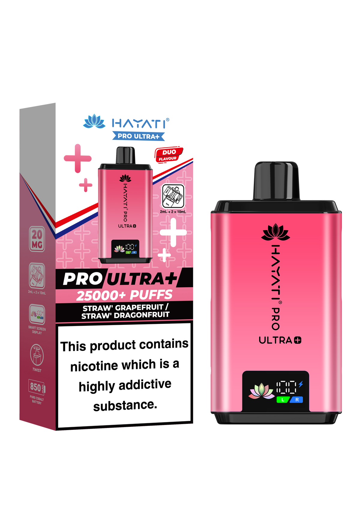 Hayati Pro Ultra Plus 25K Prefilled Kit - 20mg