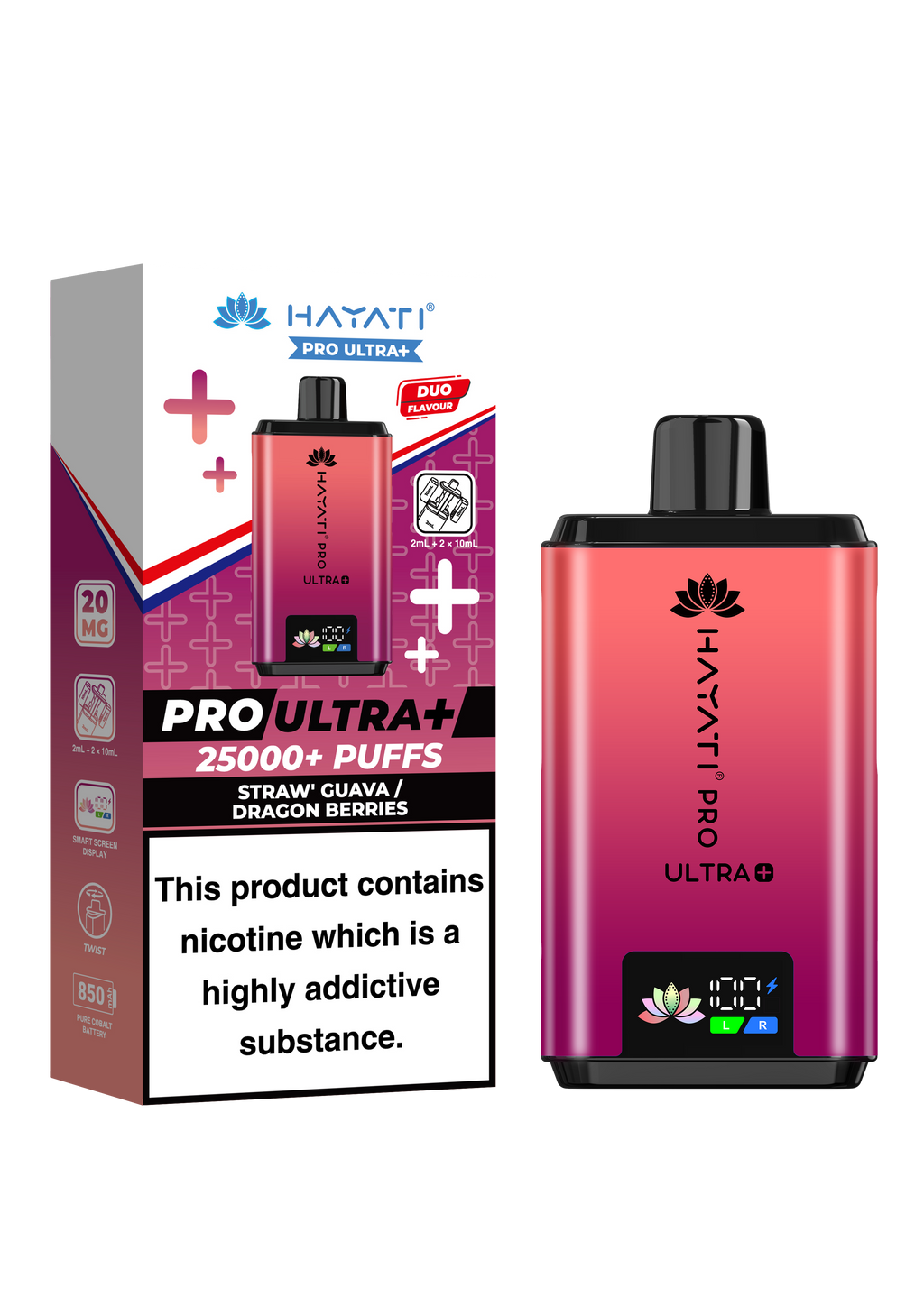 Hayati Pro Ultra Plus 25K Prefilled Kit - 20mg