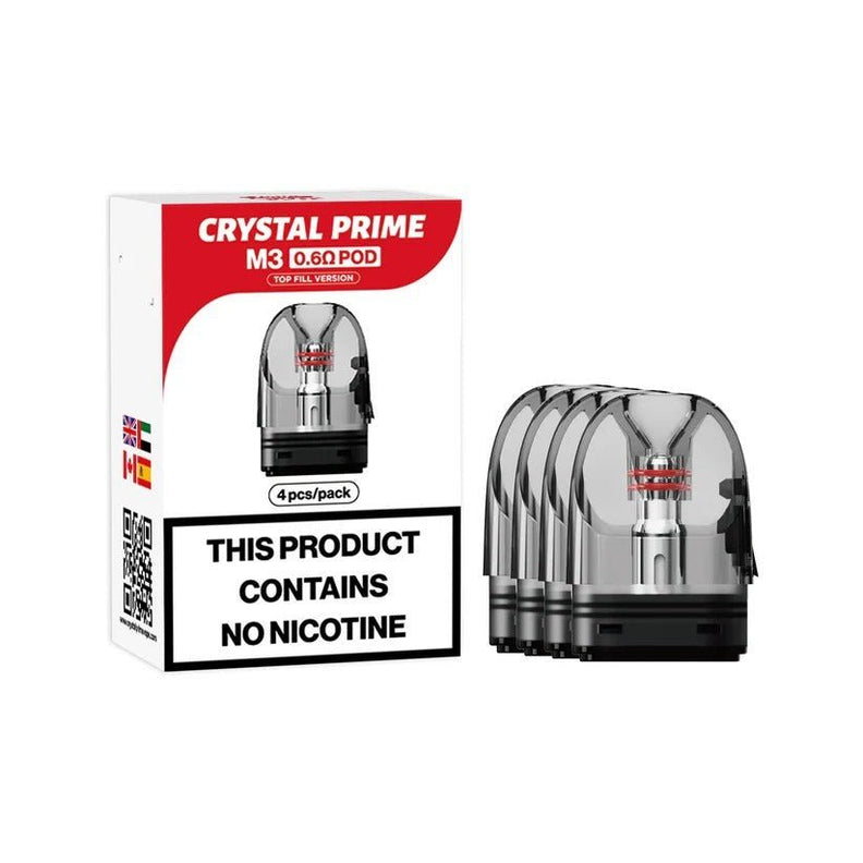 Crystal Prime M3 Replacement Pod - Pack of 4