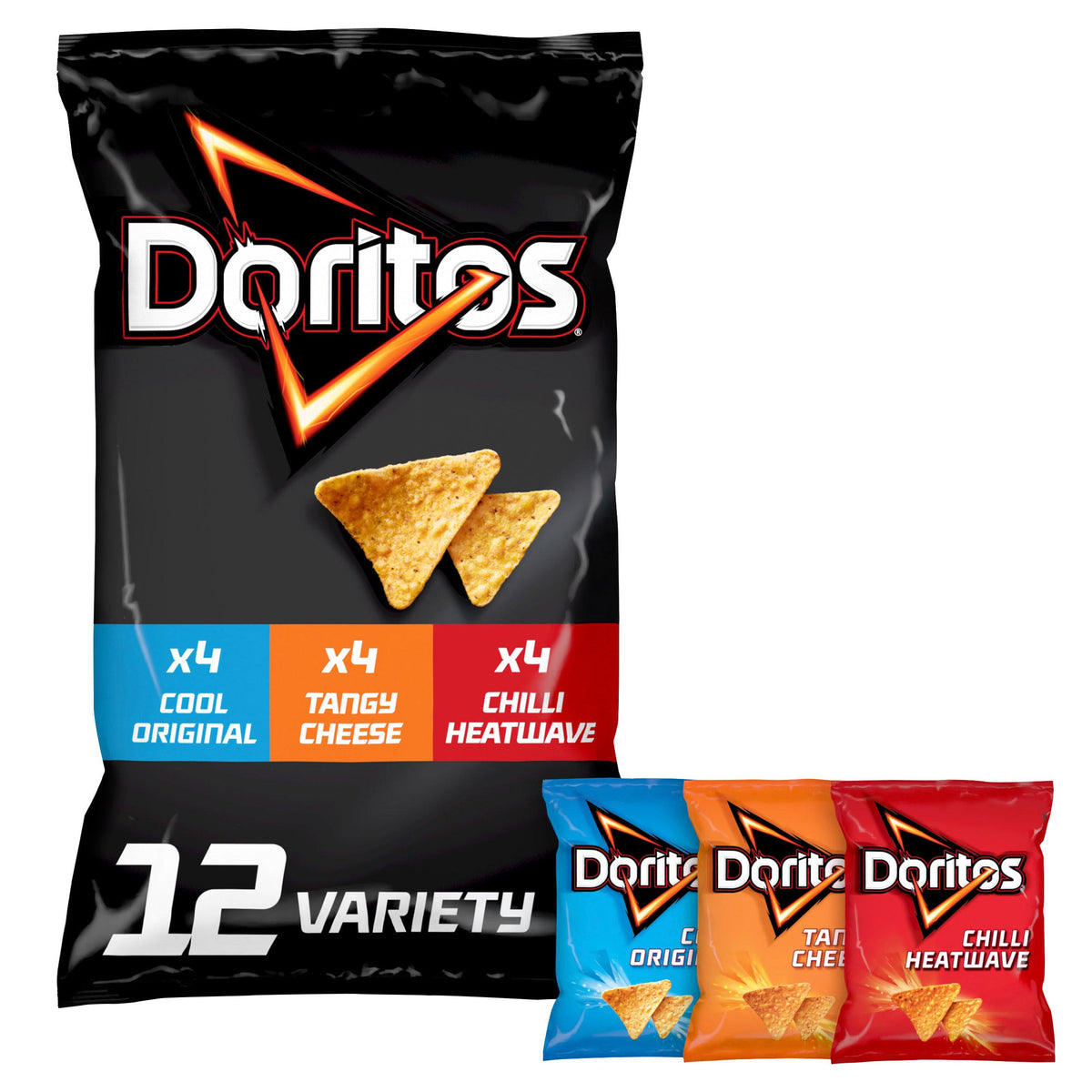 Doritos Variety Multipack Tortilla Chips 12 x 30g