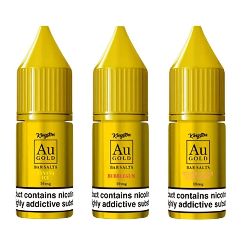 Kingston Au Gold Nic Salts 10ml - Pack of 10