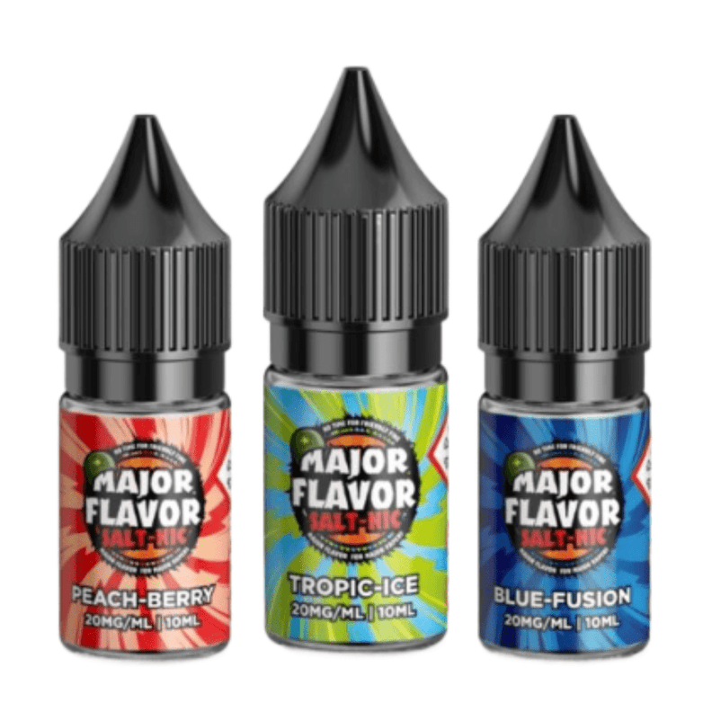 Major Flavor Nic Salts 10ml - Pack of 5